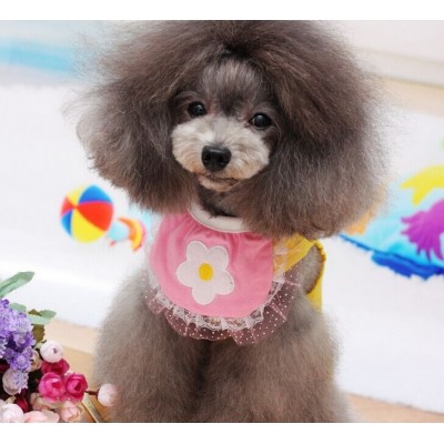 Lovable Flower Scarf Dog Bandana Collar Pet Accessories Wholesale Pets Supplies